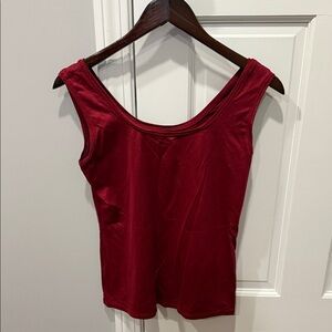 White House Black Market Rich Red Tank Top